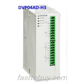 Delta PLC EH3 series Analog Input Module DVP04AD-H3 4AI 14bit New Free shipping