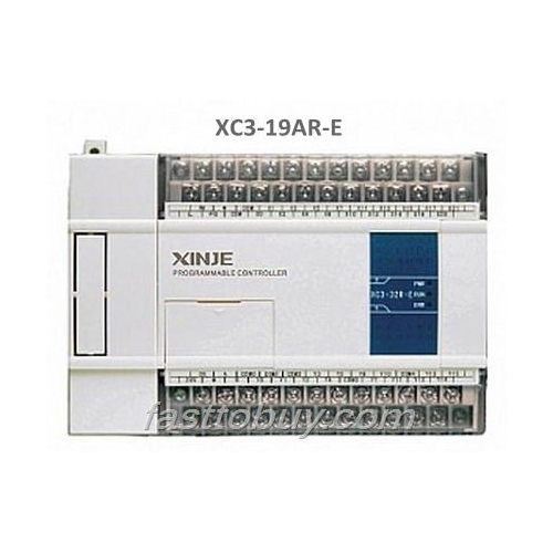 PLC CPU AC220V 9 DI NPN 8AI 10 DO Relay 2AOXC3-19AR-E with  programming cable New