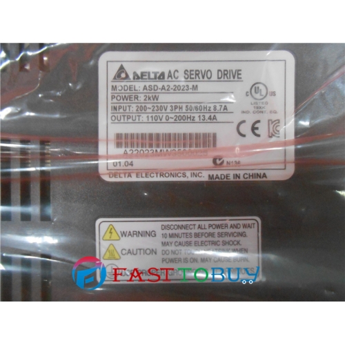 CNC Servo Kits High Torque Delta 220V 2kW 9.55NM 2000rpm 180mm Servo Motor Drive kits with CANopen