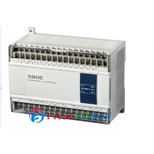 PLC CPU AC220V 24 DI NPN 18 DO Relay&Transistors XC3-42RT-E with  programming cable New