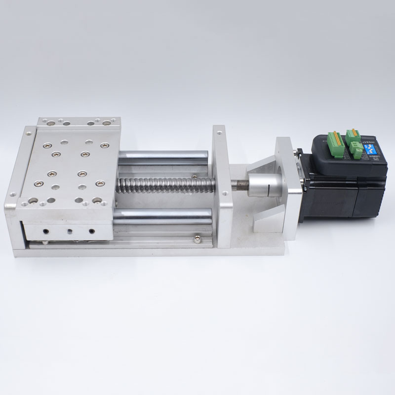 CNC sliding table L100mm-L1000mm Ballscrew1605 SBR Column GuideCross slide C7 Integrate Closed Loop Stepper Motor