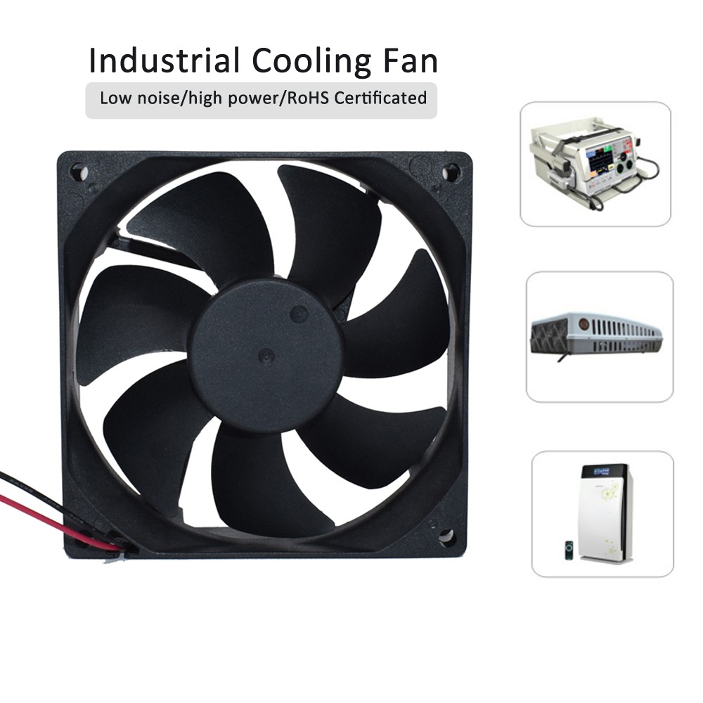 Industry Grade Cooling Fan DC12V 60*60*20mm 2Pin Heatsink  4000RPM for Electronic Equipment Cooling